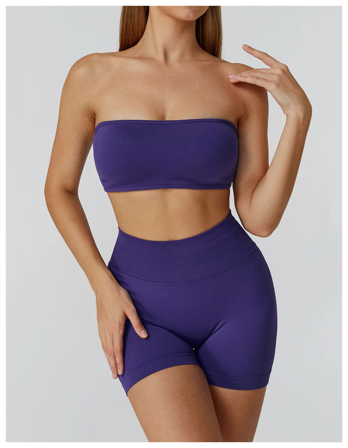 Strapless Sports Bra – Quick-Dry & Supportive Workout Top