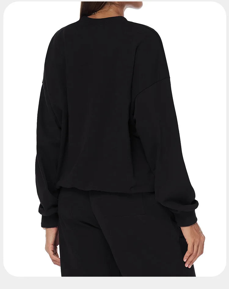 Autumn & Winter Long Sleeve Sports Top – Casual & Versatile Fit
