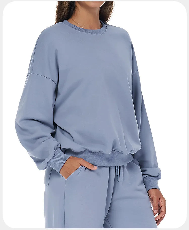Autumn & Winter Long Sleeve Sports Top – Casual & Versatile Fit