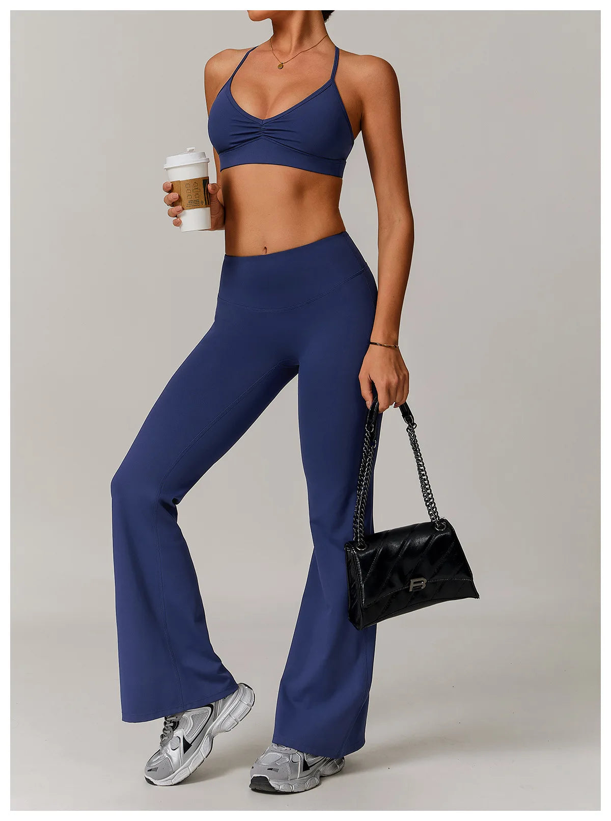 High Support Sports Bra – Shockproof & Quick-Dry Workout Top