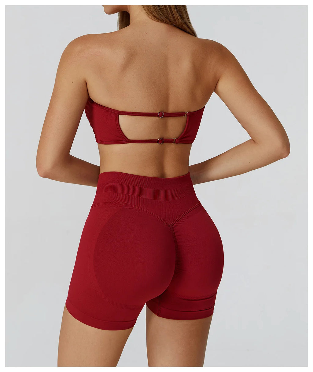 Strapless Sports Bra – Quick-Dry & Supportive Workout Top