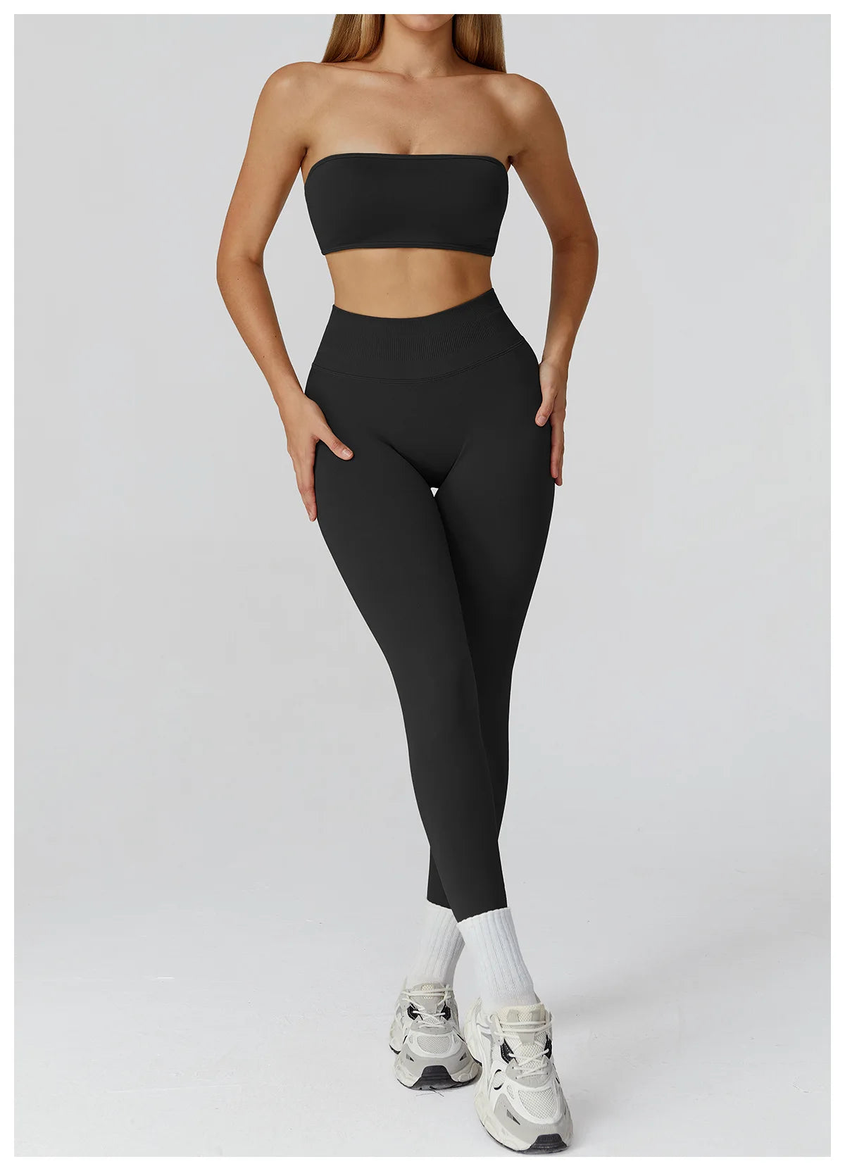 Strapless Sports Bra – Quick-Dry & Supportive Workout Top