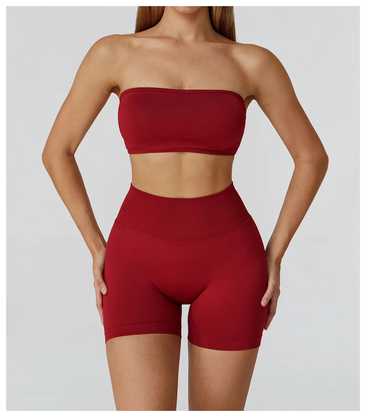 Strapless Sports Bra – Quick-Dry & Supportive Workout Top