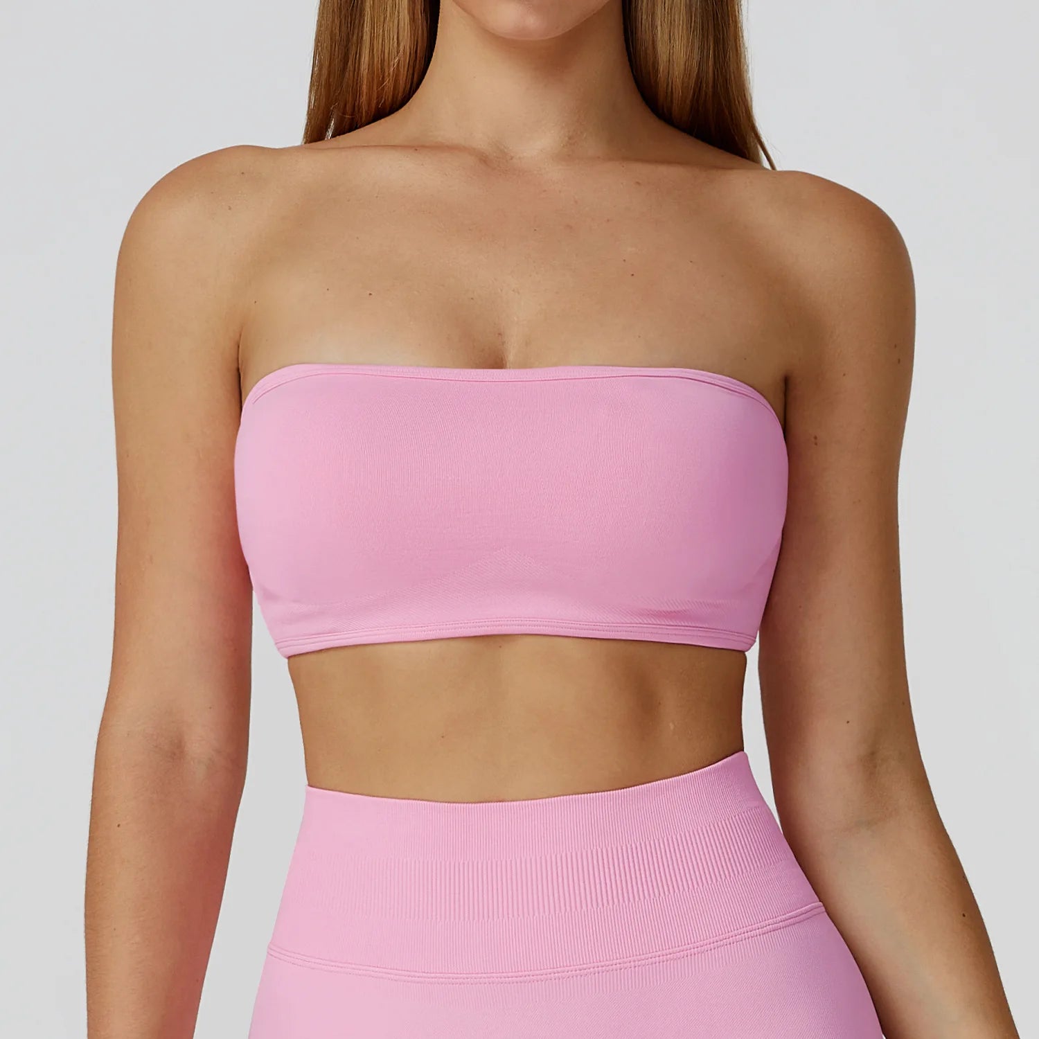 Strapless Sports Bra – Quick-Dry & Supportive Workout Top