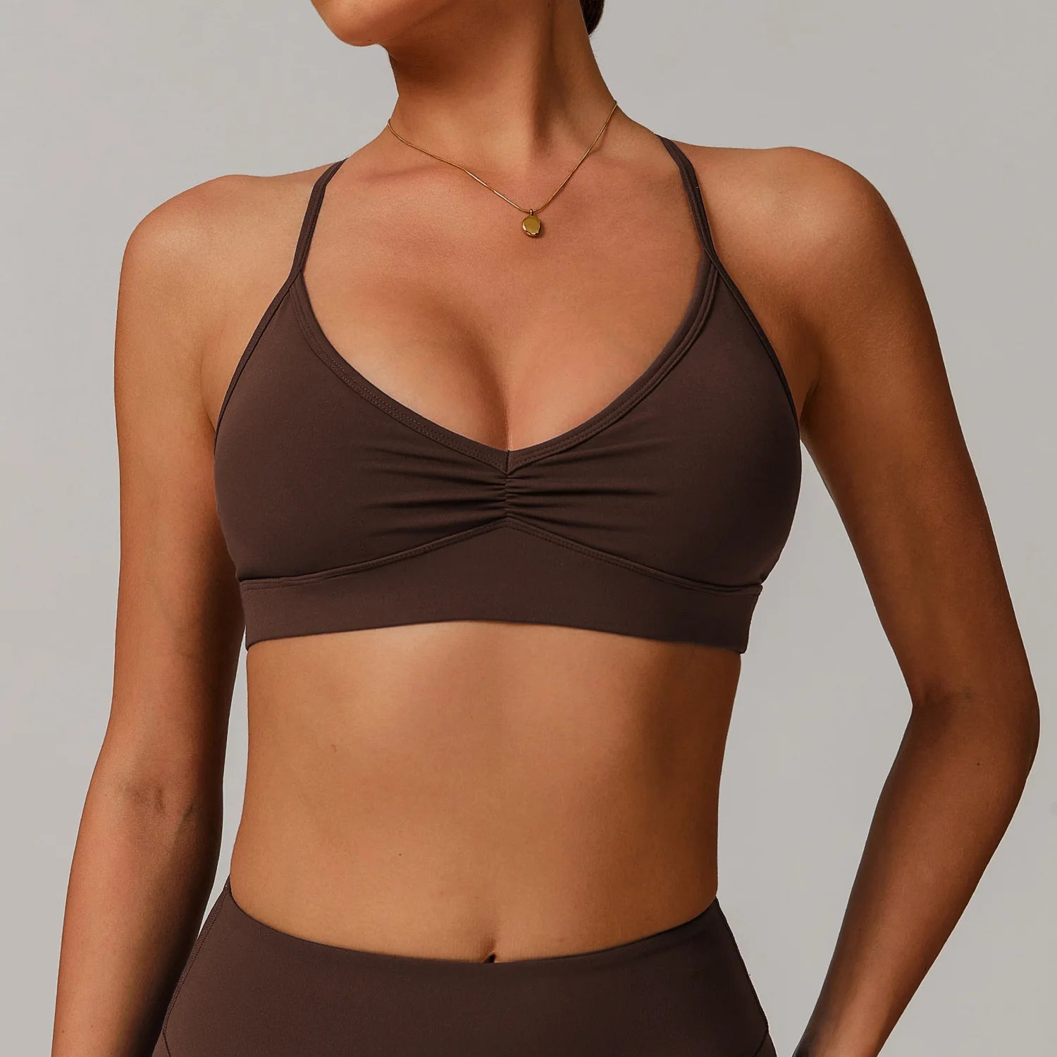 High Support Sports Bra – Shockproof & Quick-Dry Workout Top
