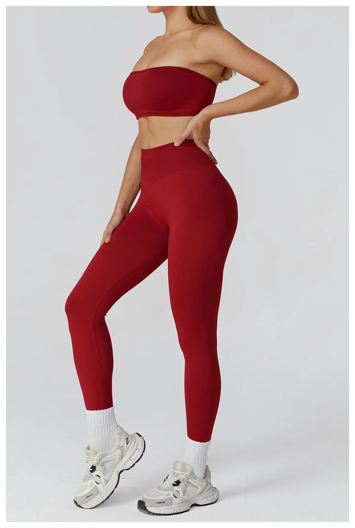 Strapless Sports Bra – Quick-Dry & Supportive Workout Top