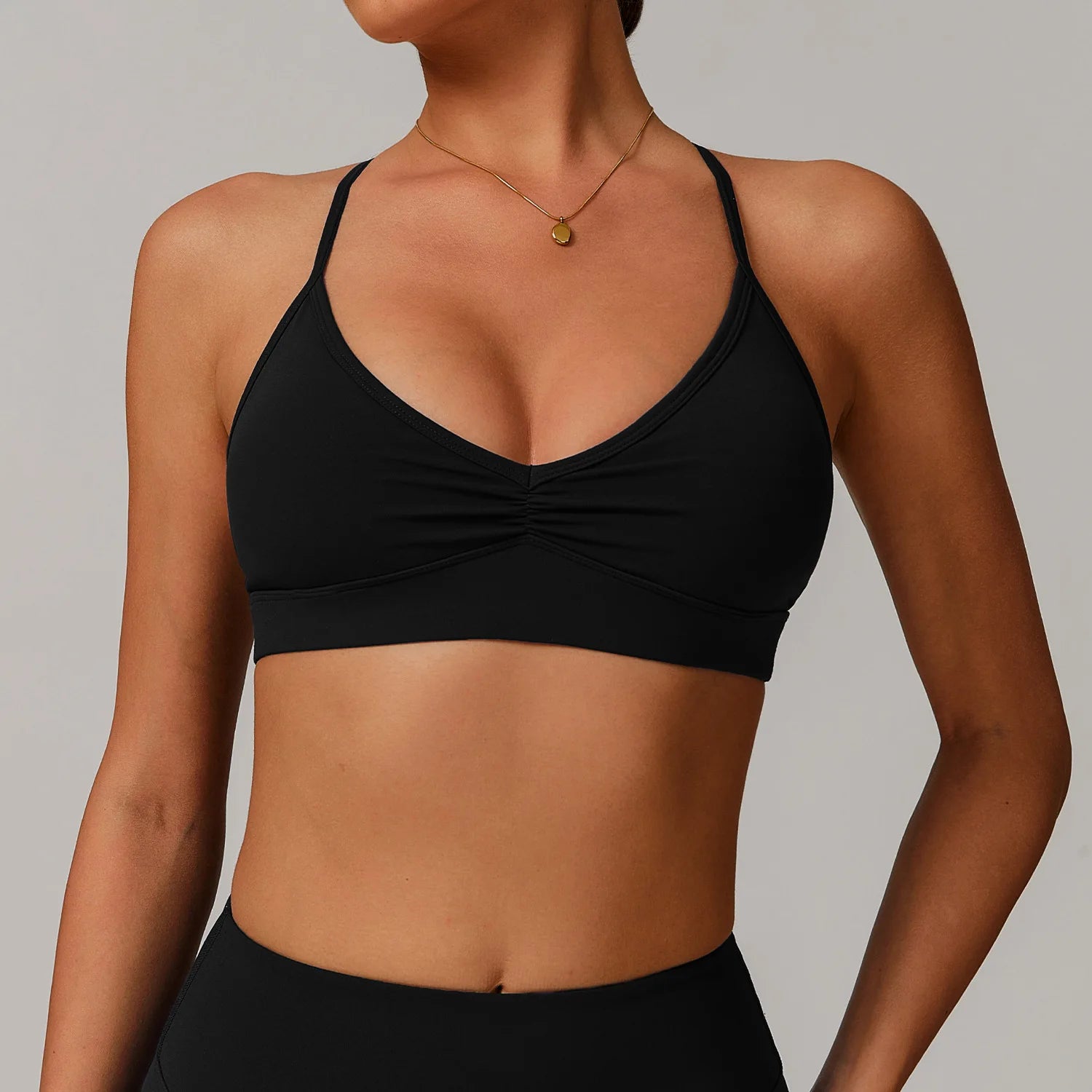 High Support Sports Bra – Shockproof & Quick-Dry Workout Top
