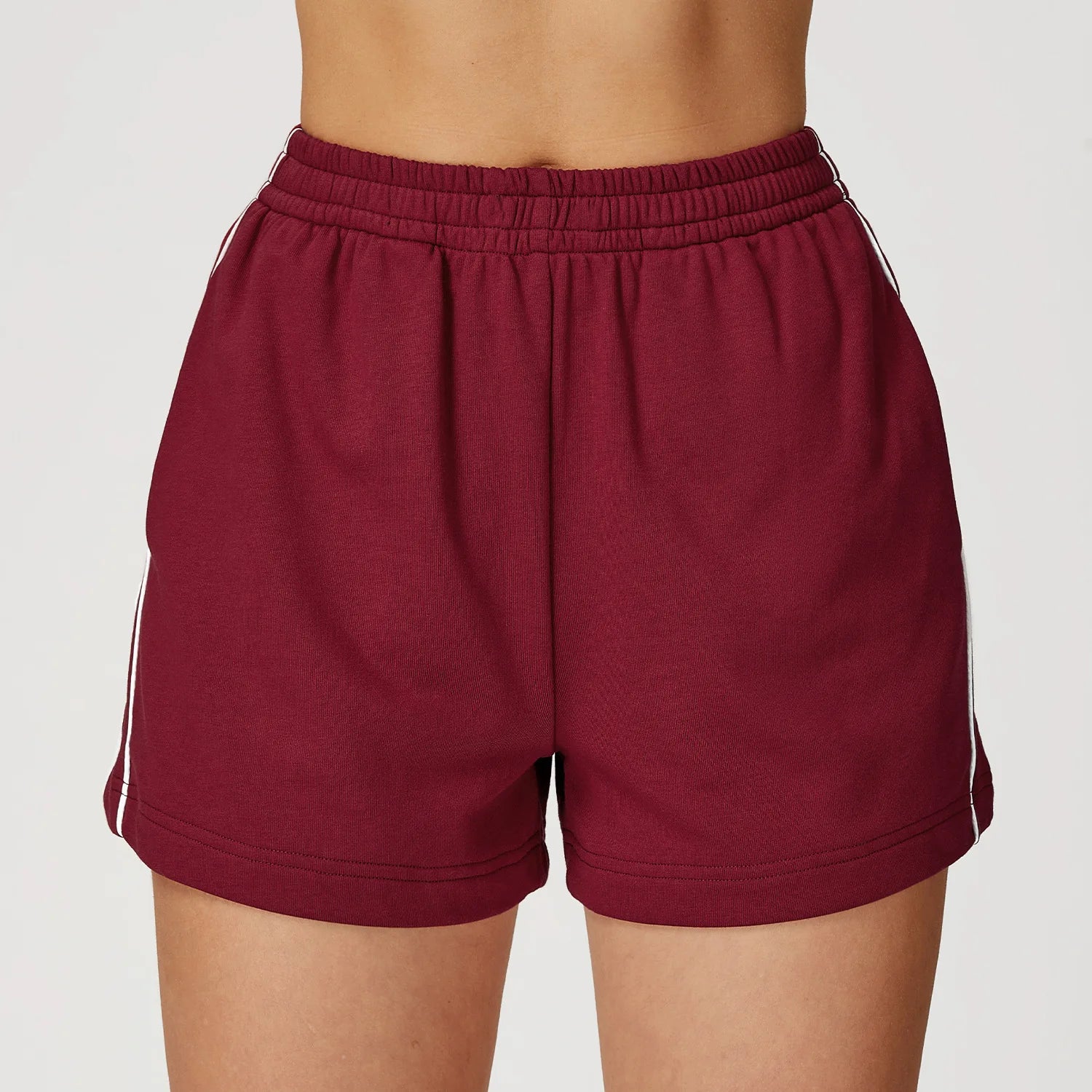 Color Block Sports Shorts – High Waist & Ultra-Comfort Fit