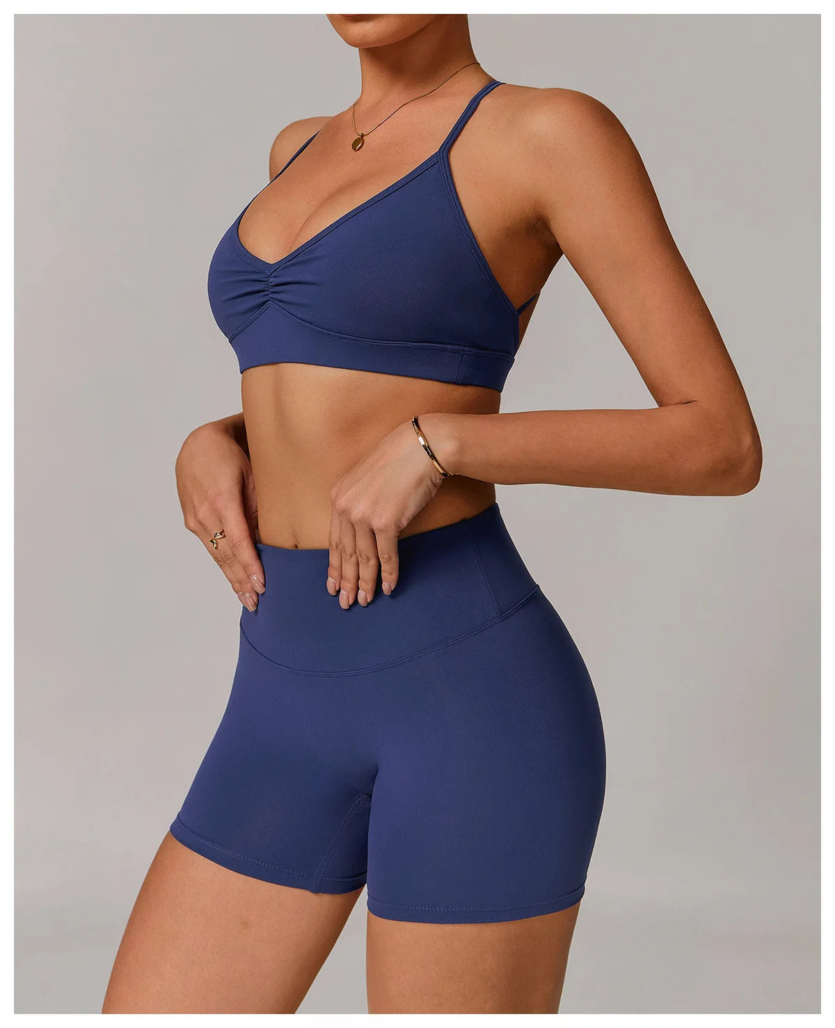 High Support Sports Bra – Shockproof & Quick-Dry Workout Top