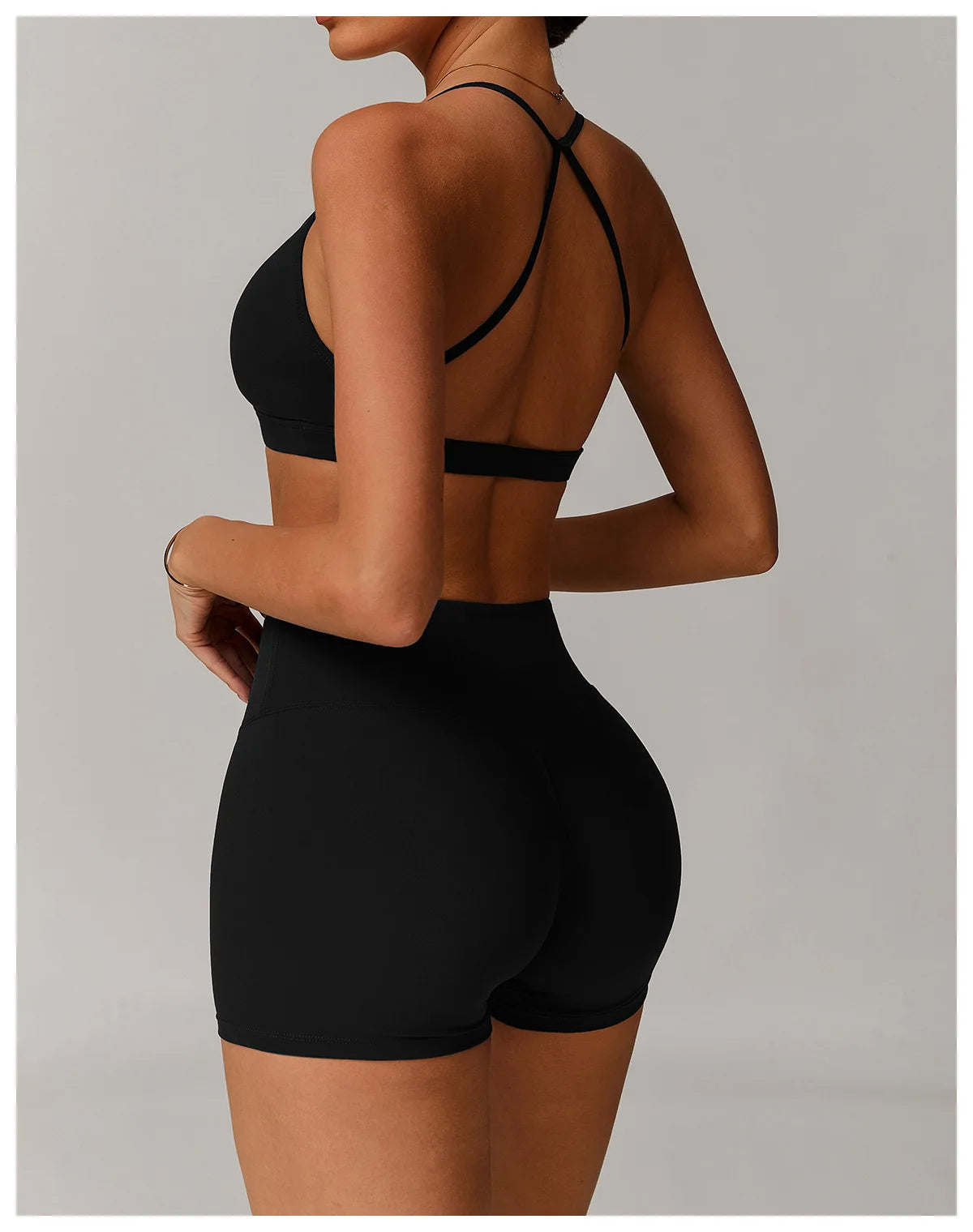 High Support Sports Bra – Shockproof & Quick-Dry Workout Top