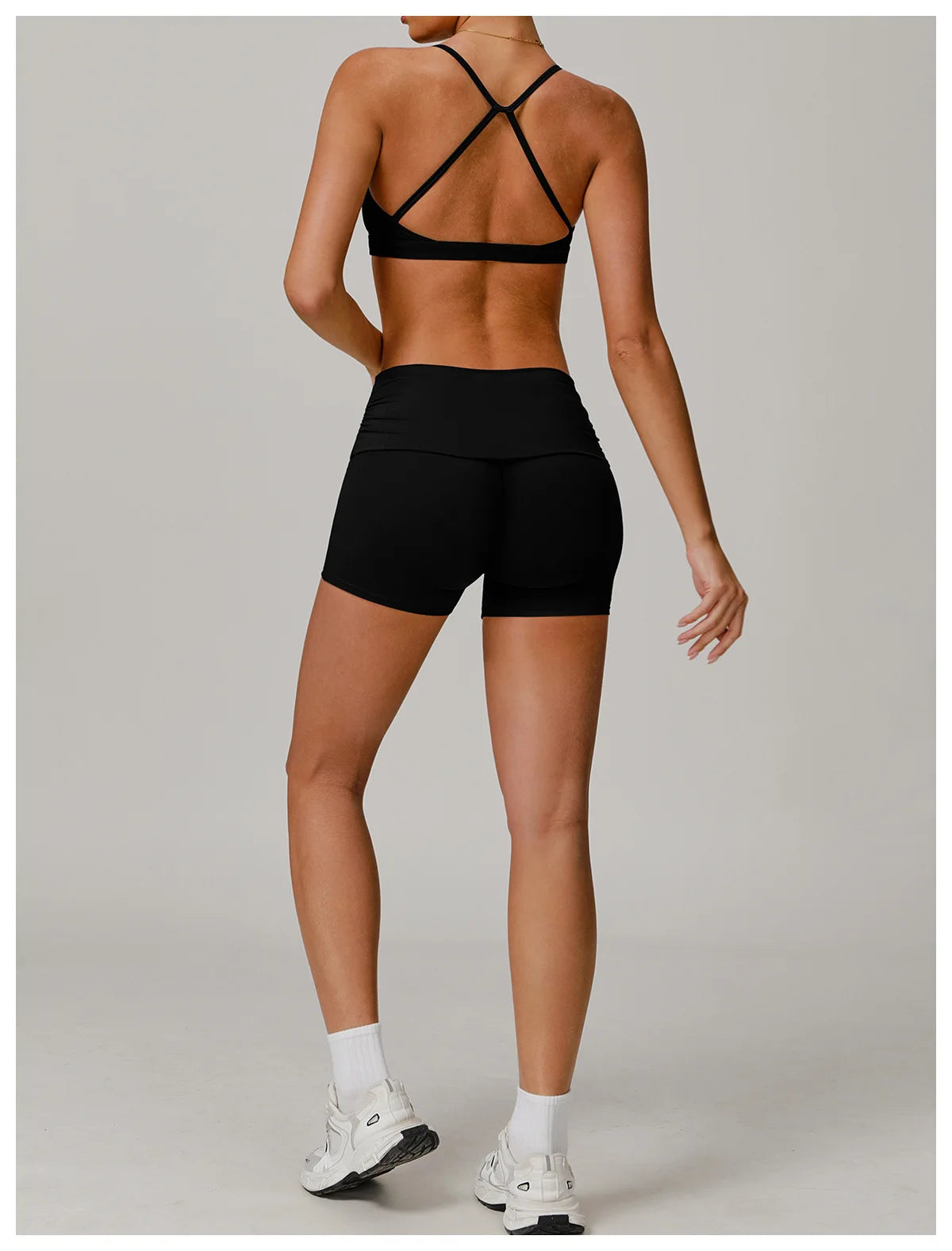 Women's Zipper Sleeveless Yoga Set – Bodysuit, Jumpsuit & Skirt for Gym and Dance