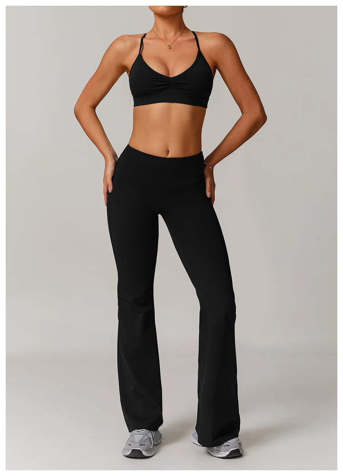 High Support Sports Bra – Shockproof & Quick-Dry Workout Top