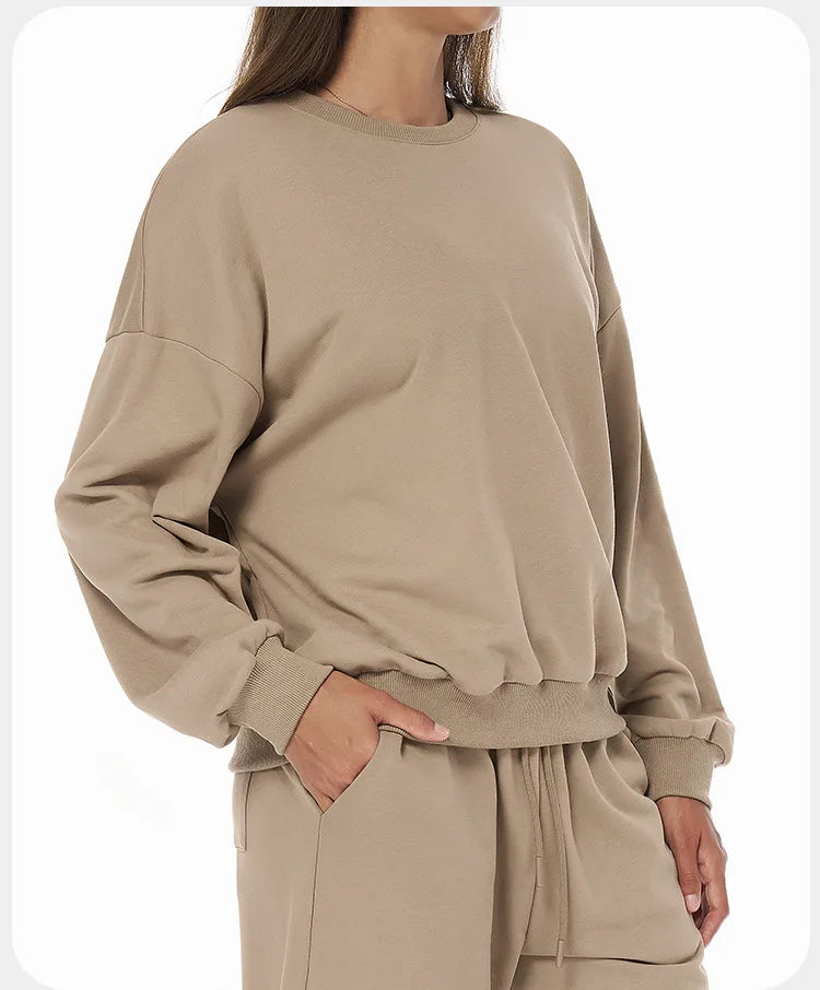 Autumn & Winter Long Sleeve Sports Top – Casual & Versatile Fit
