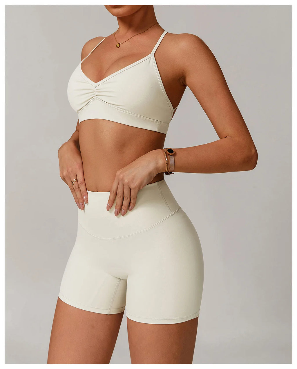 High Support Sports Bra – Shockproof & Quick-Dry Workout Top