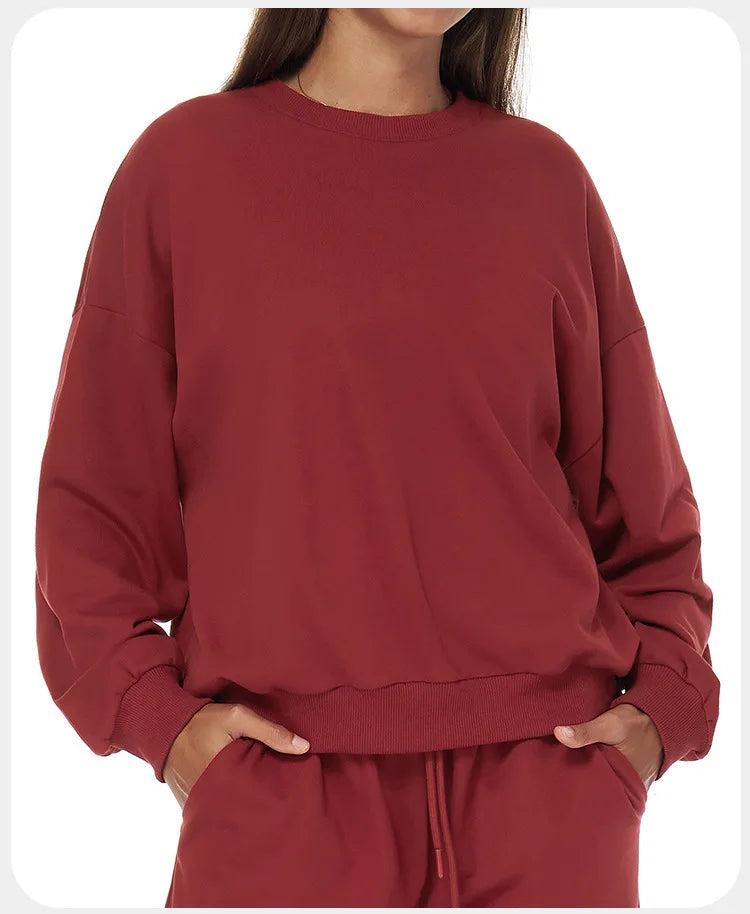Autumn & Winter Long Sleeve Sports Top – Casual & Versatile Fit
