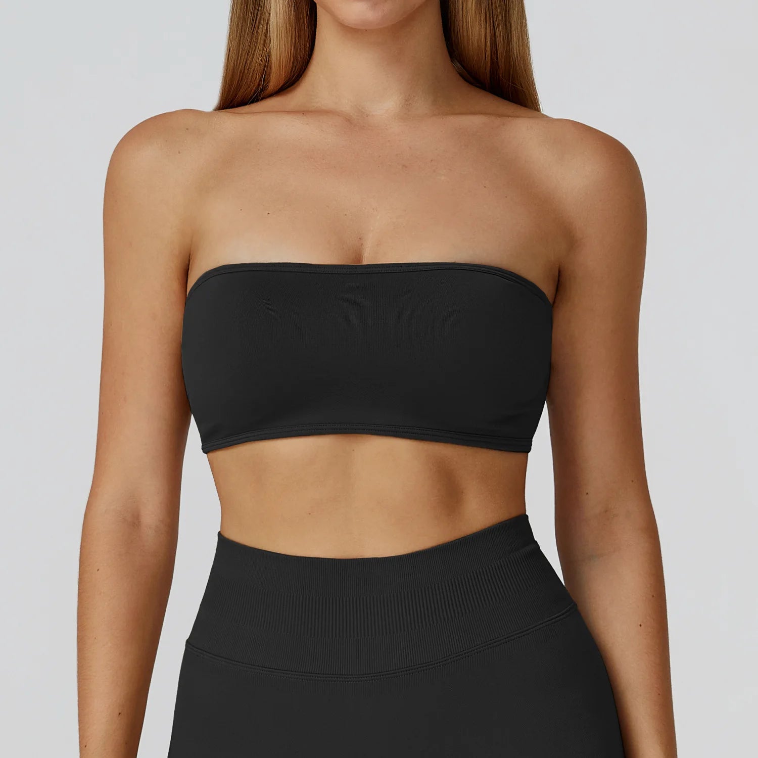 Strapless Sports Bra – Quick-Dry & Supportive Workout Top